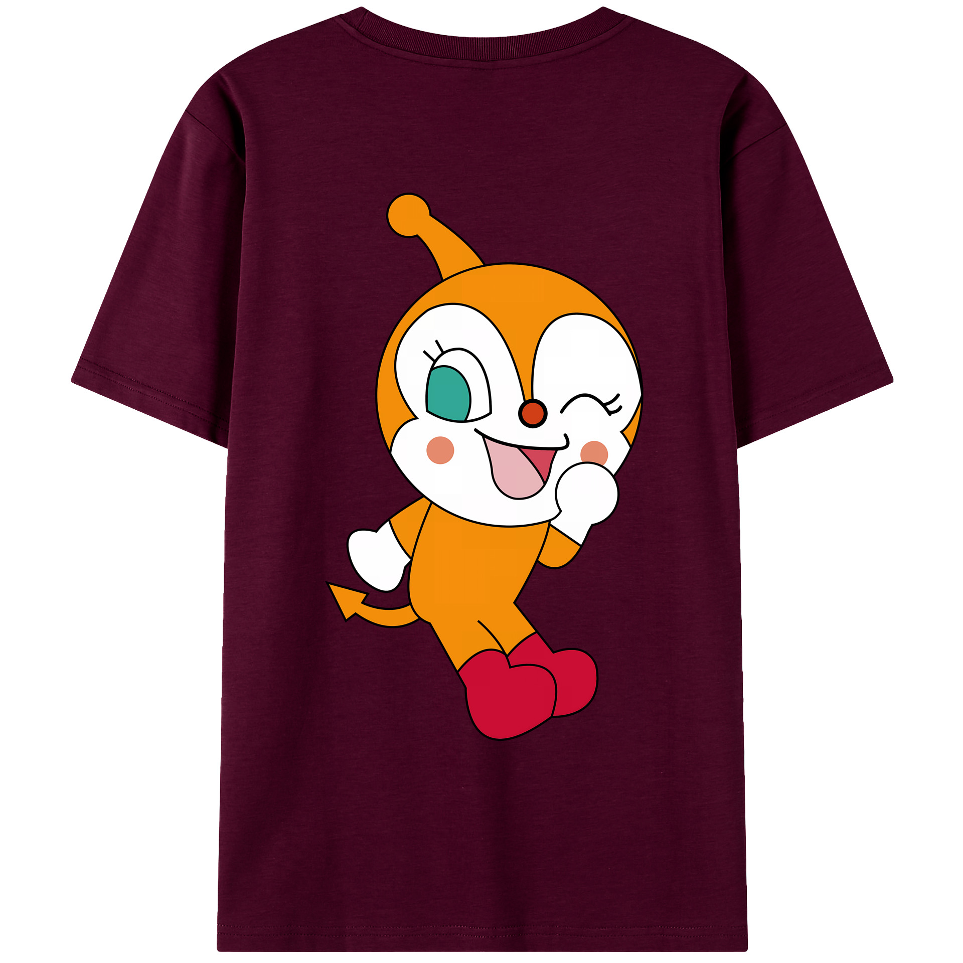 （画像用） アンパンマン Anpanman レディース半袖Tシャツ(バックプリント)